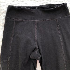 Black Mesh Garage Leggings